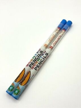 Smencils Gourmet Scented Pencils 2 Pack Cinnamon Orange Used w Tubes